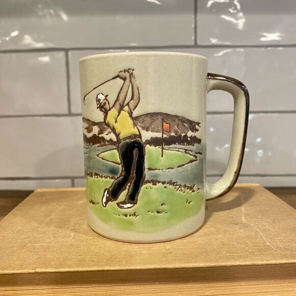 Vintage Ceramic Golf Mug Excellent Condition Golfer Gift Coffee Tea - Picture 1 of 5